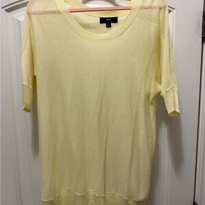 Mossimo Supply Co. Soft Yellow Short Sleeve Tee